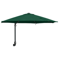 Parasol da giardino a parete  con LED, verde, 248 cm 42003244
