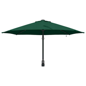 Parasol da giardino a parete  con LED, verde, 248 cm 42003244