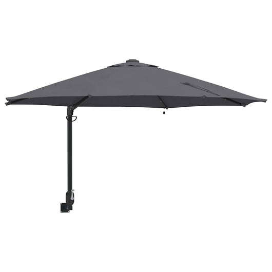 Ombrello da giardino Antracite, Nero 248 x 248 x 148 cm 42003245