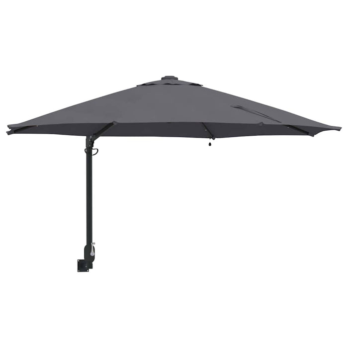 Ombrello da giardino Antracite, Nero 248 x 248 x 148 cm 42003245
