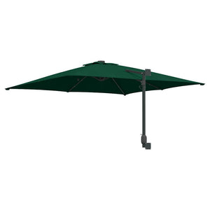 vidaXL Ombrello da giardino Verde 248.5 x 247.5 x 160 cm Tessuto