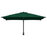 vidaXL Ombrello da giardino Verde 248.5 x 247.5 x 160 cm Tessuto
