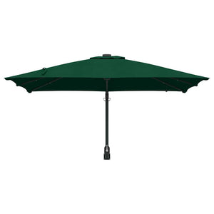 vidaXL Ombrello da giardino Verde 248.5 x 247.5 x 160 cm Tessuto
