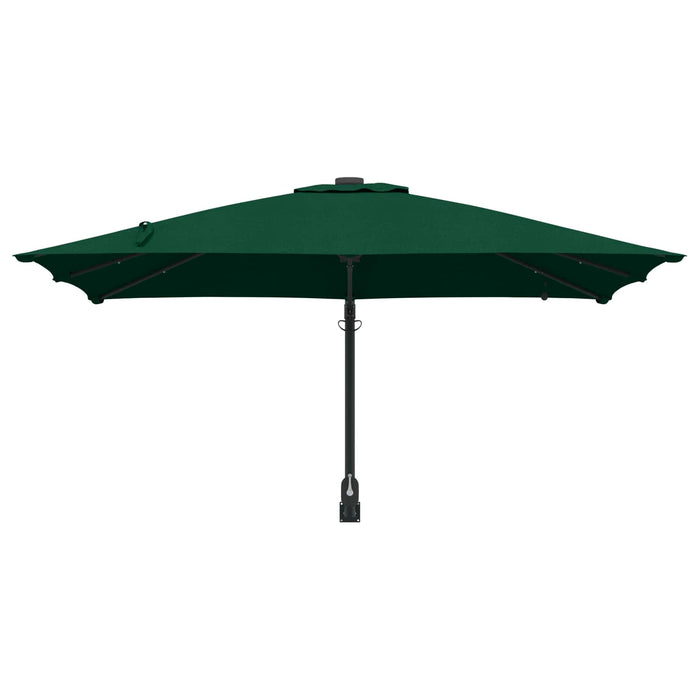 Ombrello da giardino Verde 248.5 x 247.5 x 160 cm Tessuto 42003252