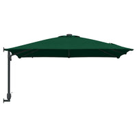 vidaXL Ombrello da giardino Verde 248.5 x 247.5 x 160 cm Tessuto