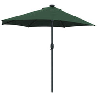Ombrello da giardino Verde 294 x 150 x 223 cm Tessuto 42003260