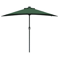 Ombrello da giardino Verde 294 x 150 x 223 cm Tessuto 42003260