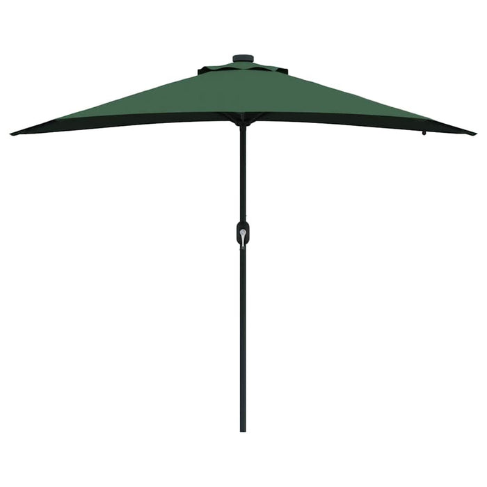 Ombrello da giardino Verde 294 x 150 x 223 cm Tessuto 42003260