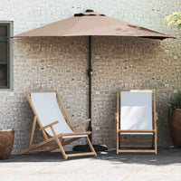 vidaXL Ombrello da giardino Talpa 294 x 150 x 224 cm Tessuto