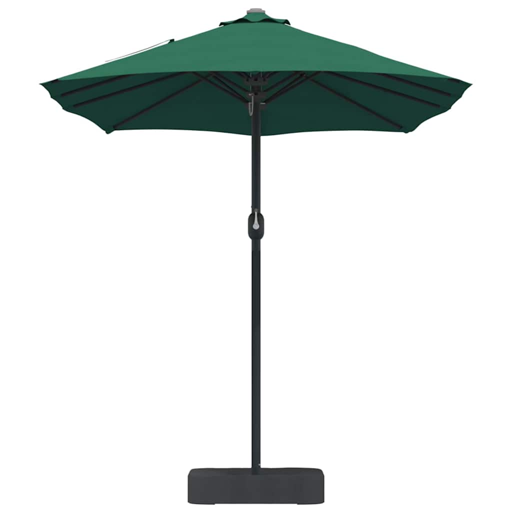Ombrello da giardino Verde 385 x 209 x 244 cm Tessuto 42003276
