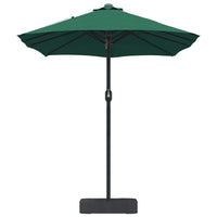 Ombrello da giardino Verde 385 x 209 x 244 cm Tessuto 42003276