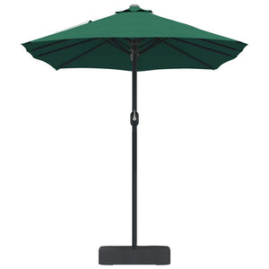Ombrello da giardino Verde 385 x 209 x 244 cm Tessuto 42003276