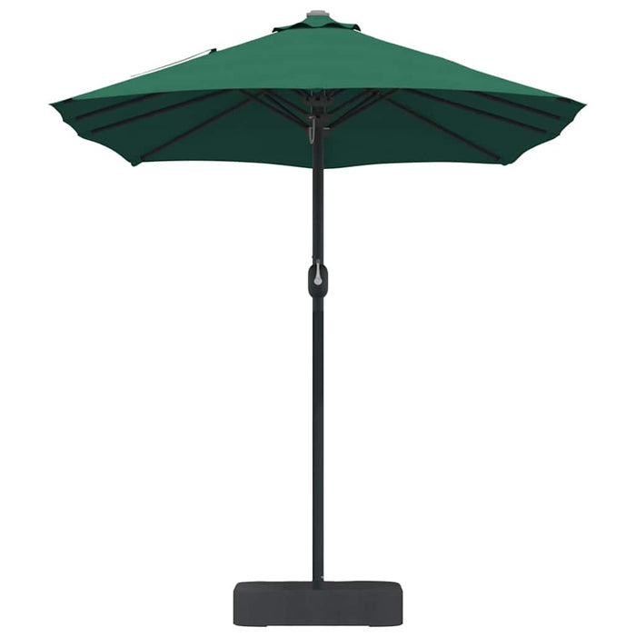 Ombrello da giardino Verde 385 x 209 x 244 cm Tessuto 42003276