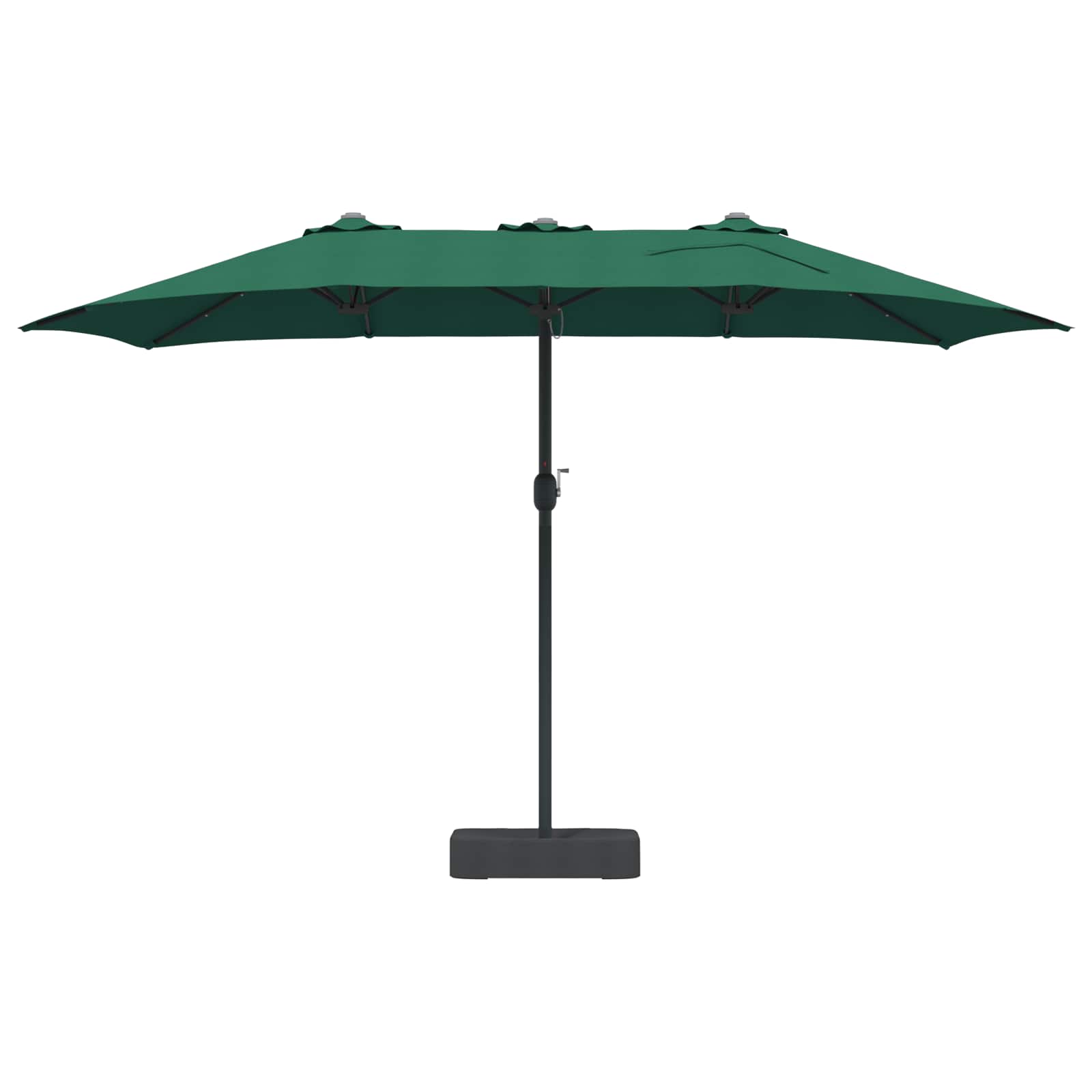 Ombrello da giardino Verde 385 x 209 x 244 cm Tessuto 42003284