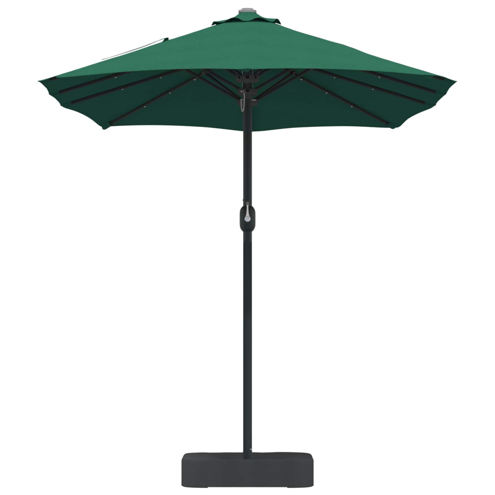 Ombrello da giardino Verde 385 x 209 x 244 cm Tessuto 42003284