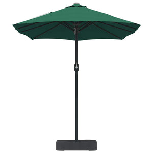 Ombrello da giardino Verde 385 x 209 x 244 cm Tessuto 42003284