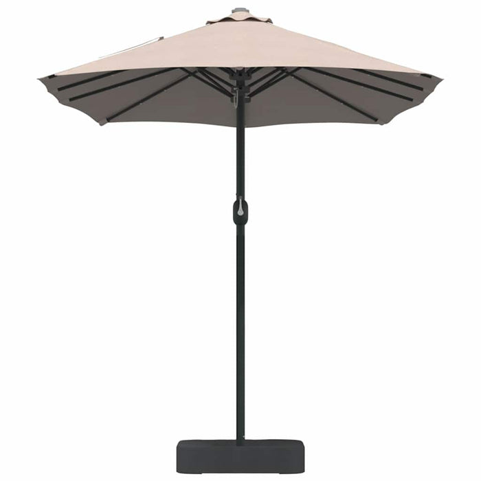 vidaXL Ombrello da giardino Talpa 385 x 209 x 244 cm Tessuto