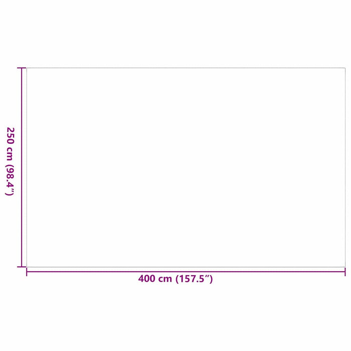 Tappeto da esterno ARAKIL Nero e grigio 250 x 400 cm PP 42003456