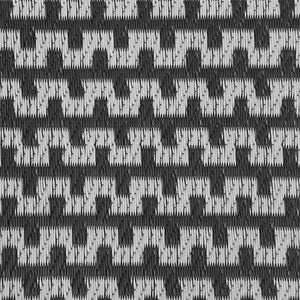 Tappeto da esterno ARAKIL Nero e grigio 250 x 500 cm PP 42003457