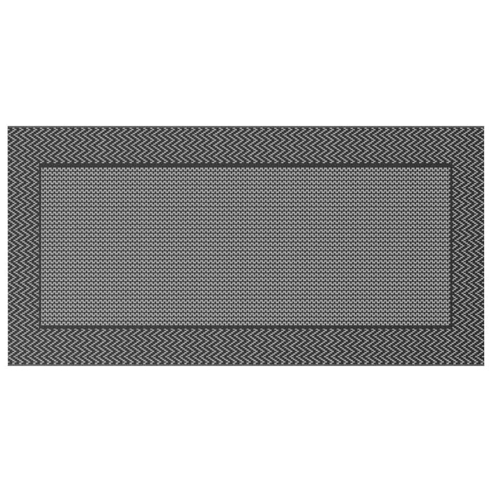 Tappeto da esterno ARAKIL Nero e grigio 250 x 500 cm PP 42003457