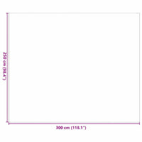 Tappeto da esterno ARAKIL Grigio e bianco 250 x 300 cm PP 42003468