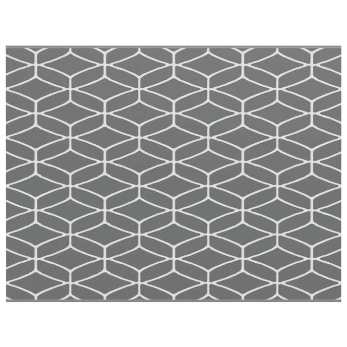 Tappeto da esterno ARAKIL Grigio e bianco 250 x 300 cm PP 42003468