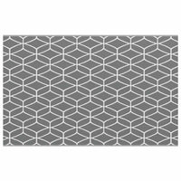 Tappeto da esterno ARAKIL Grigio e bianco 250 x 400 cm PP 42003469