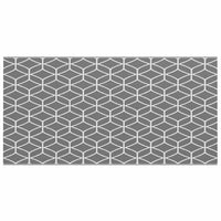 Tappeto da esterno ARAKIL Grigio e bianco 250 x 500 cm PP 42003470