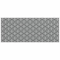 Tappeto da esterno ARAKIL Grigio e bianco 250 x 600 cm PP 42003471