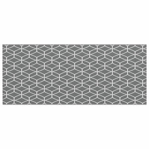 Tappeto da esterno ARAKIL Grigio e bianco 250 x 600 cm PP 42003471