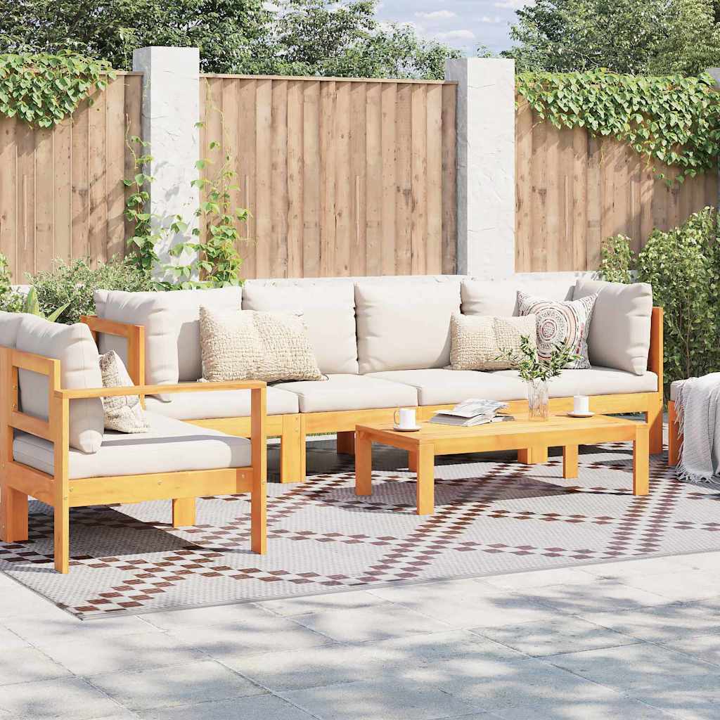 Tappeto da esterno ARAKIL Marrone e bianco 300 x 400 cm PP 42003482