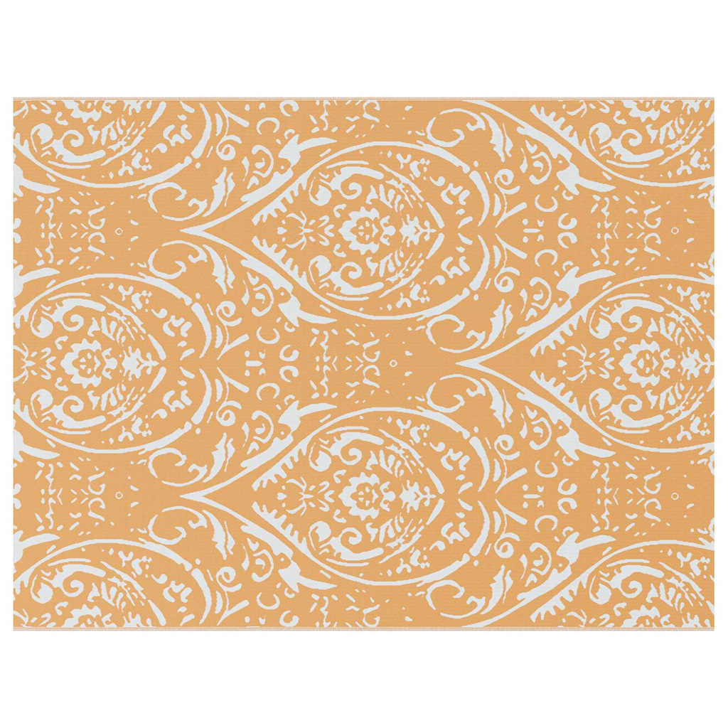 Tappeto da esterno ARAKIL Arancione e bianco 300 x 400 cm PP 42003514
