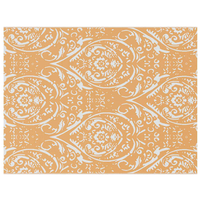 Tappeto da esterno ARAKIL Arancione e bianco 300 x 400 cm PP 42003514