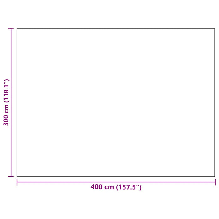 Tappeto da esterno ARAKIL Verde 300 x 400 cm PP 42003521