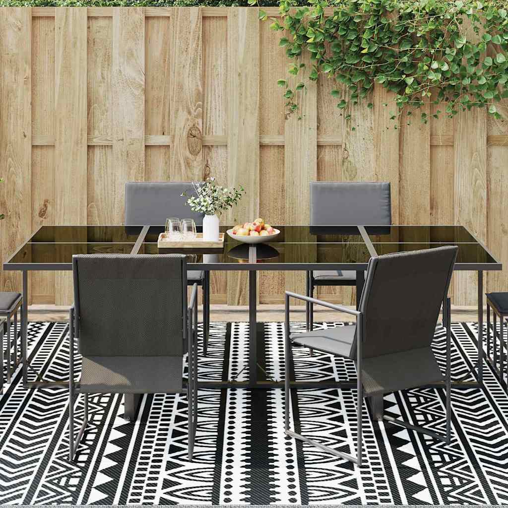 Tappeto da esterno ARAKIL Nero e bianco 300 x 400 cm PP 42003527