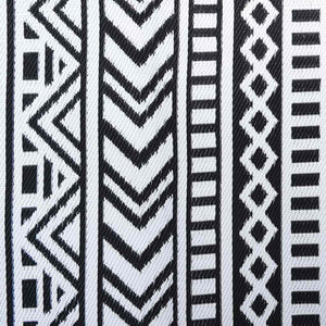 Tappeto da esterno ARAKIL Nero e bianco 300 x 400 cm PP 42003527