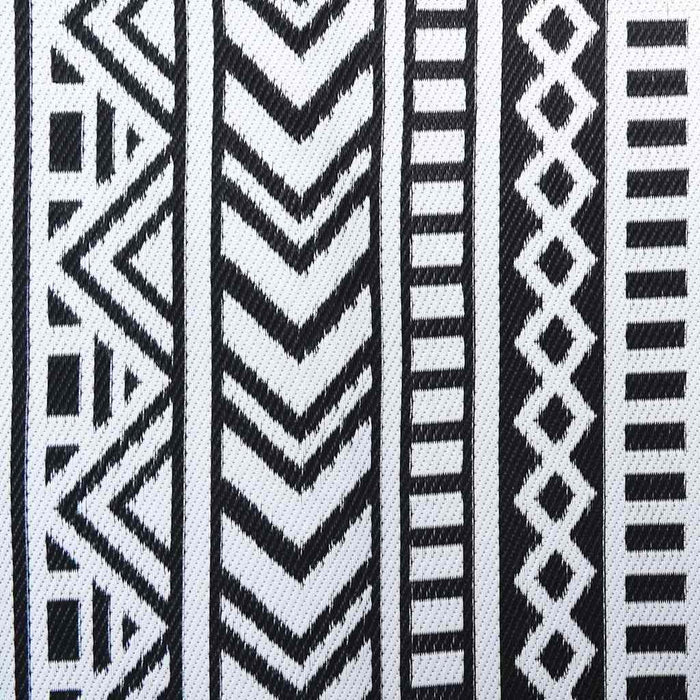 Tappeto da esterno ARAKIL Nero e bianco 300 x 400 cm PP 42003527