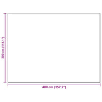 Tappeto da esterno ARAKIL Foglia 300 x 400 cm PP 42003534