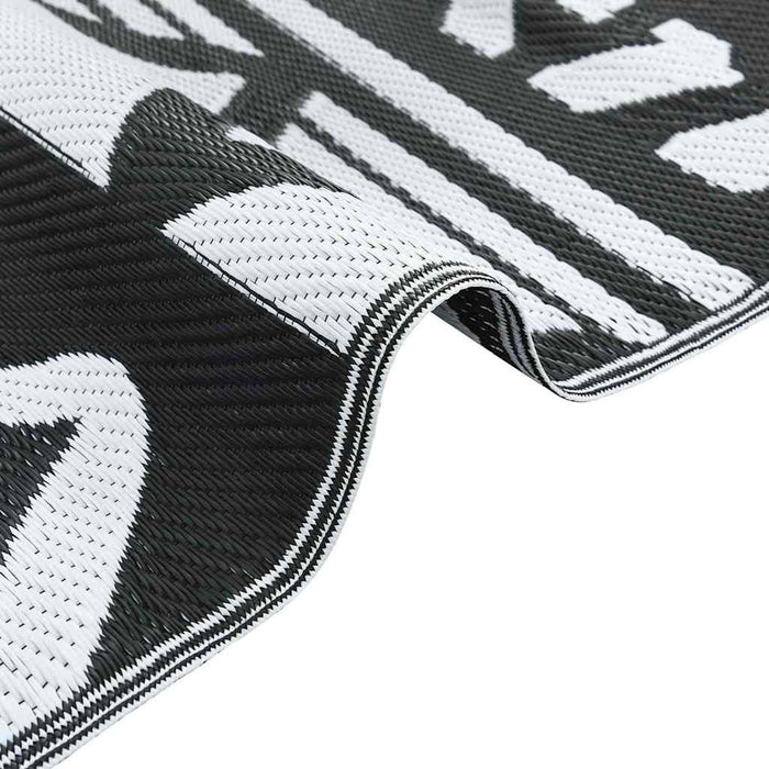 Tappeto da esterno ARAKIL motivo nero 300 x 400 cm PP 42003553