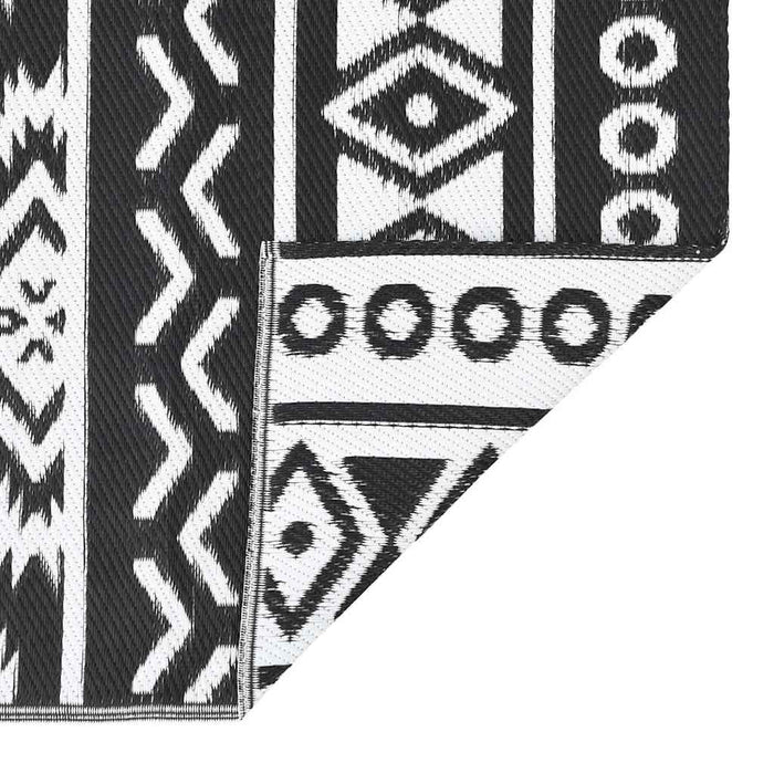 Tappeto da esterno ARAKIL motivo nero 300 x 400 cm PP 42003553