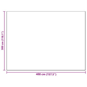 Tappeto da esterno ARAKIL Blu 300 x 400 cm PP 42003560