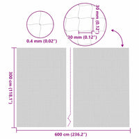 Rete per Gatti Trasparente 6x3 m in Nylon