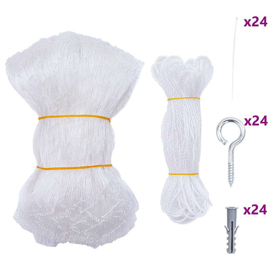 Rete per Gatti Trasparente 12x3 m in Nylon 42003058