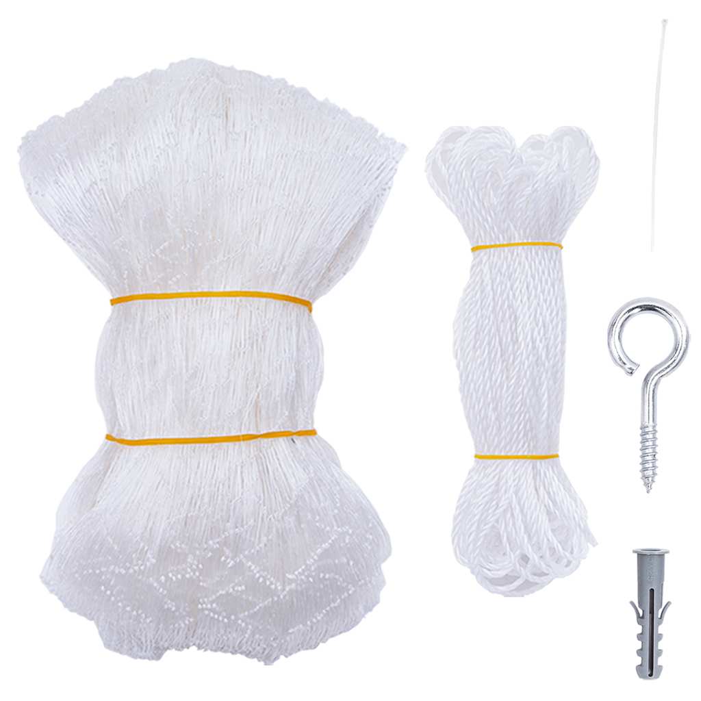 Rete per Gatti Trasparente 12x3 m in Nylon 42003058