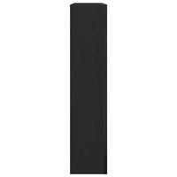 Cornice per Camino Rovere Nero 81x18x82 cm in Truciolato 865985