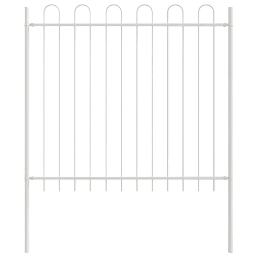 Recinzione per Giardino Bianco 3.4 x 1.5 m 3334047