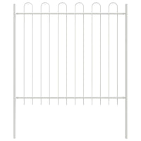 Recinzione per Giardino Bianco 6.8 x 0.8 m 3334084