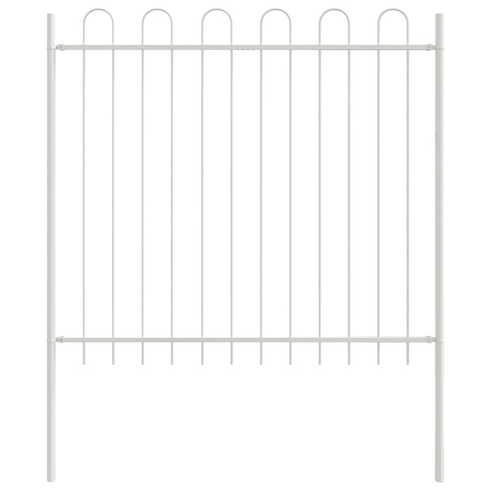 Recinzione per Giardino Bianco 6.8 x 0.8 m 3334084