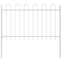 Recinzione per Giardino Bianco 8.5 x 0.8 m 3334104