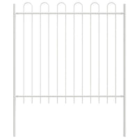 Recinzione per Giardino Bianco 8.5 x 1.5 m 3334107